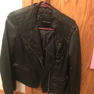 Moto Faux Leather Jacket